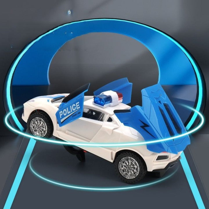 360° Rotate Police Car with Music & Light