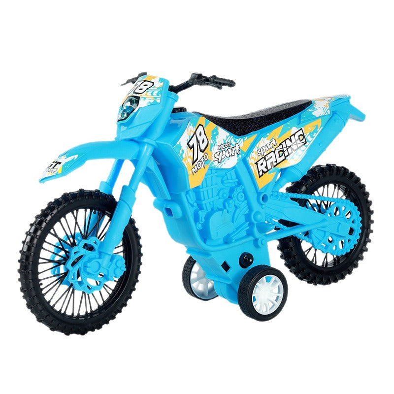 3PCs Mini Plastic Inertia Motorcycle
