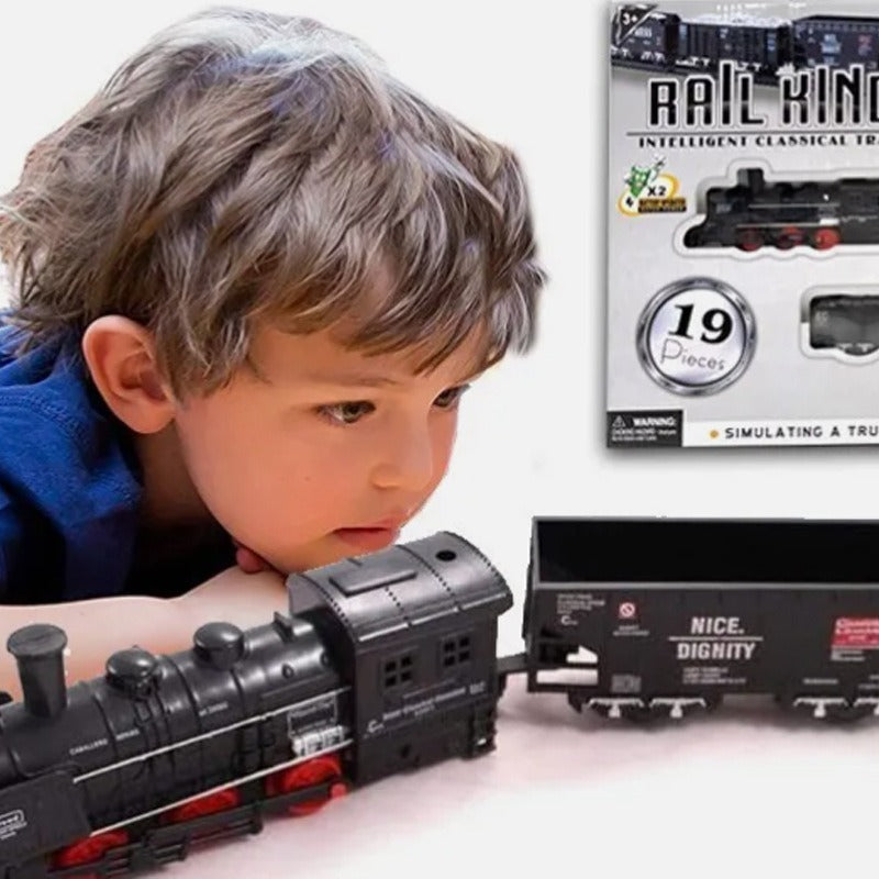 13Pcs Black Rail Track Train Toy