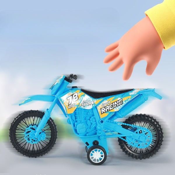 3PCs Mini Plastic Inertia Motorcycle