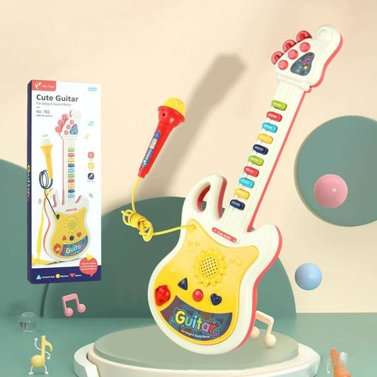 Kids Intelligent Musical Guitar With Microphone
