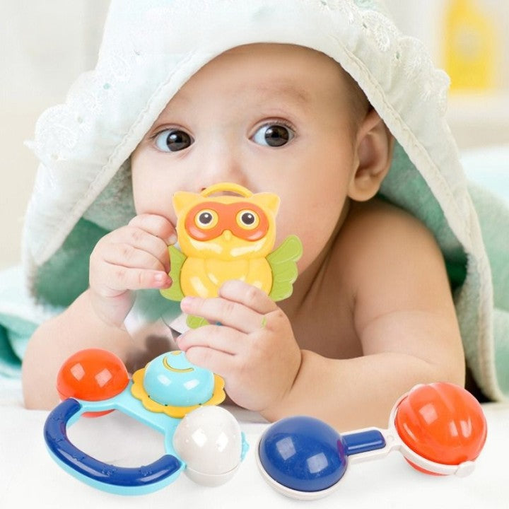 6Pcs Rattle Toy Set For New Born Baby