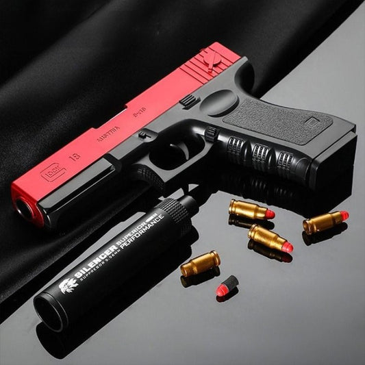 Plastic Shell Glock Soft Bullet Gun Toy