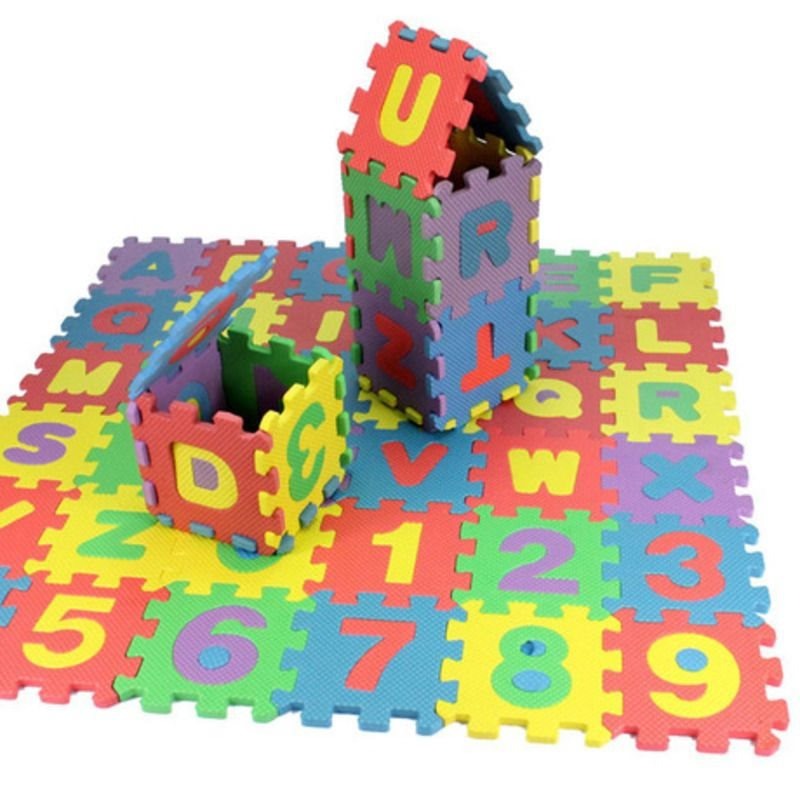 Kids Puzzle Foam Mat with Alphabets & Numbers