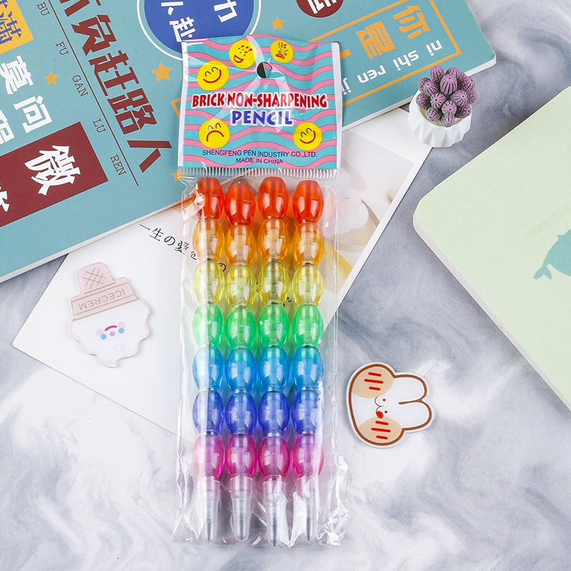 4Pcs Pack Creative Multi-section Pencil