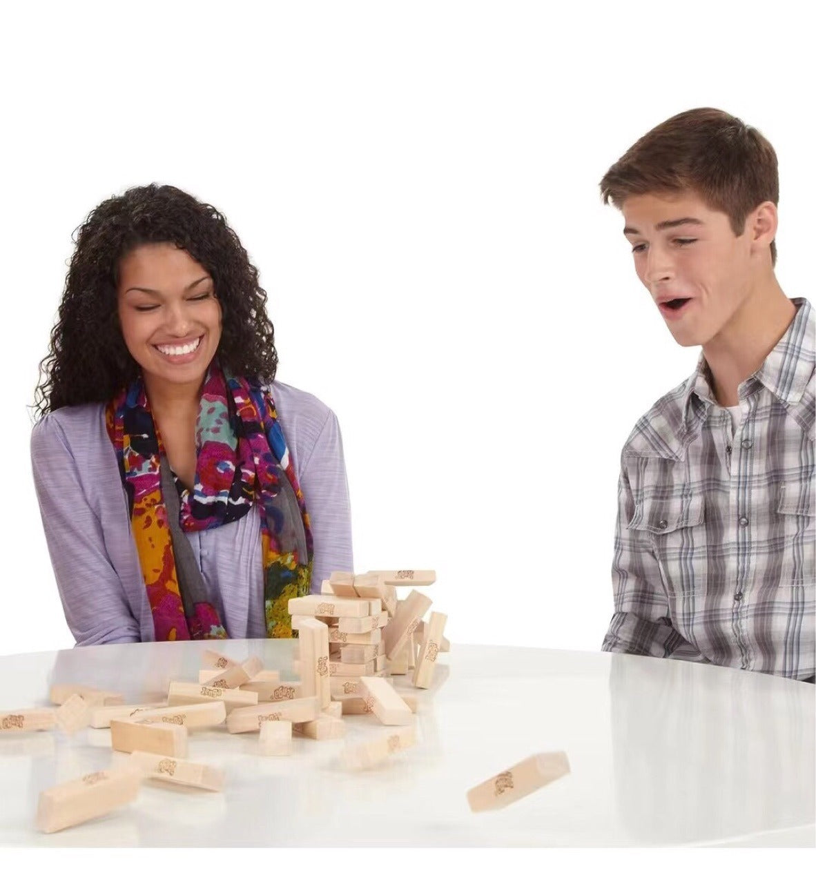 Wooden Block Stacking Game