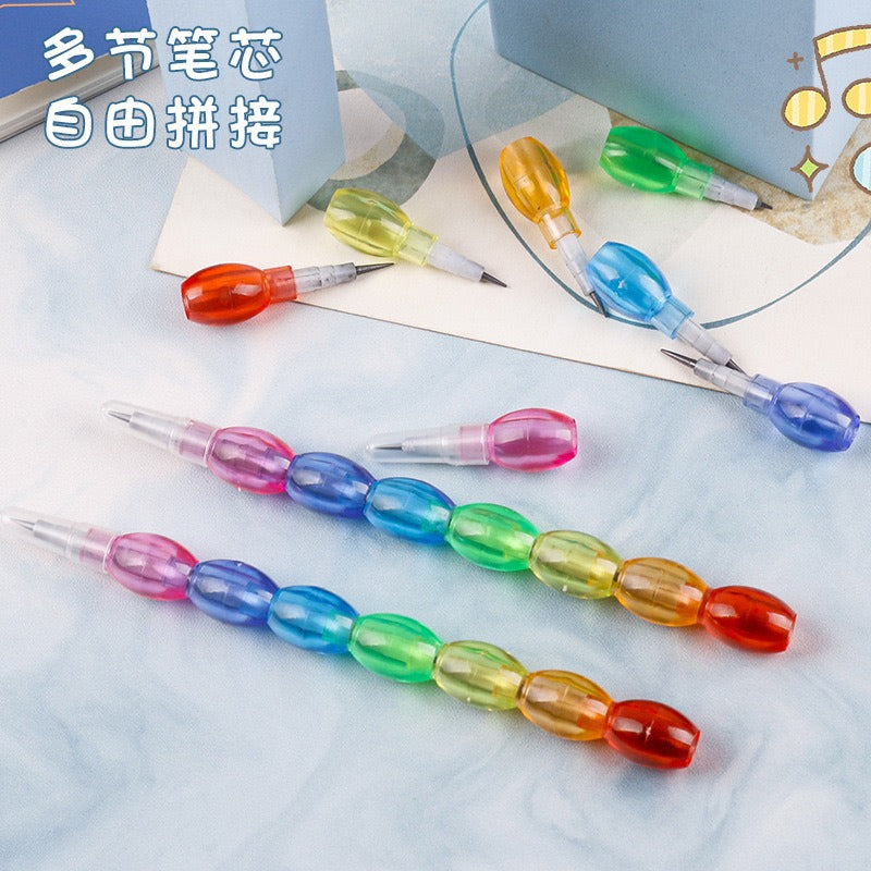 4Pcs Pack Creative Multi-section Pencil