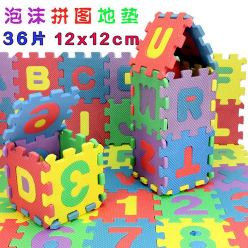 Kids Puzzle Foam Mat with Alphabets & Numbers