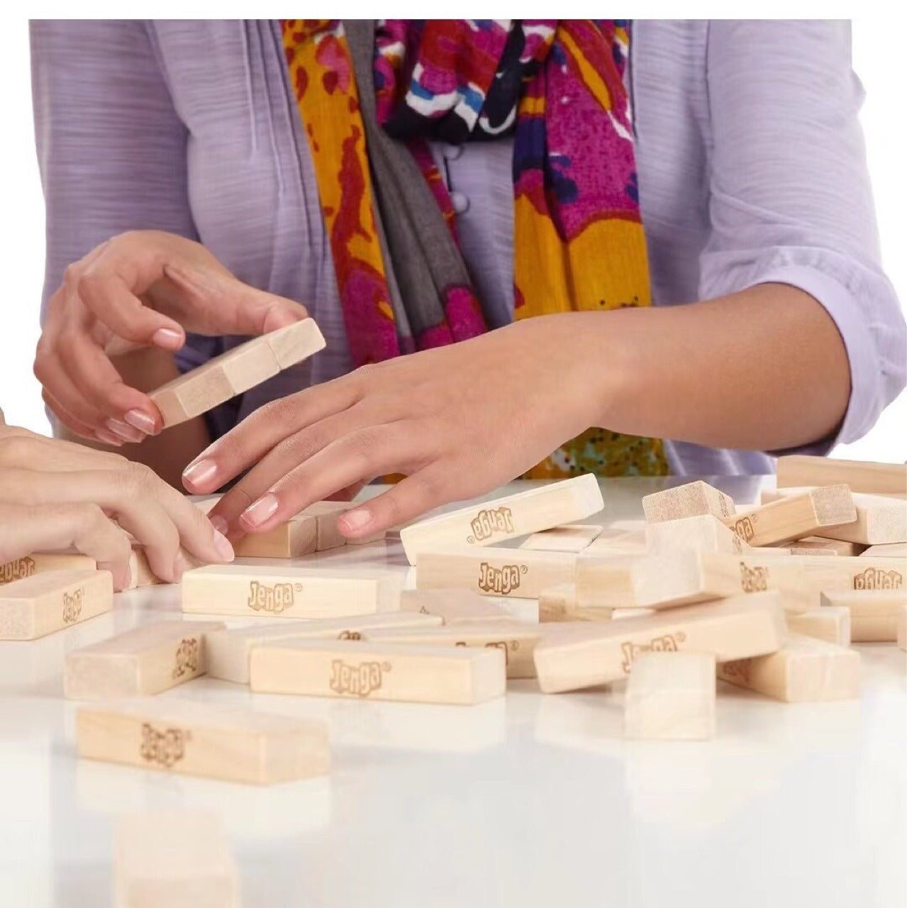 Wooden Block Stacking Game