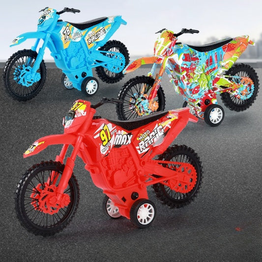 3PCs Mini Plastic Inertia Motorcycle