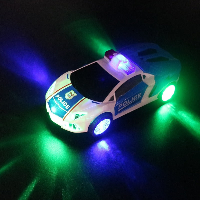 360° Rotate Police Car with Music & Light