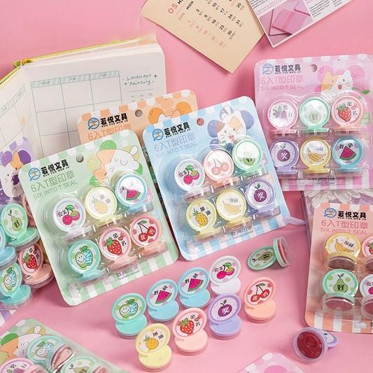 Pack Of 6 - Stamp For Kids (Random Design)