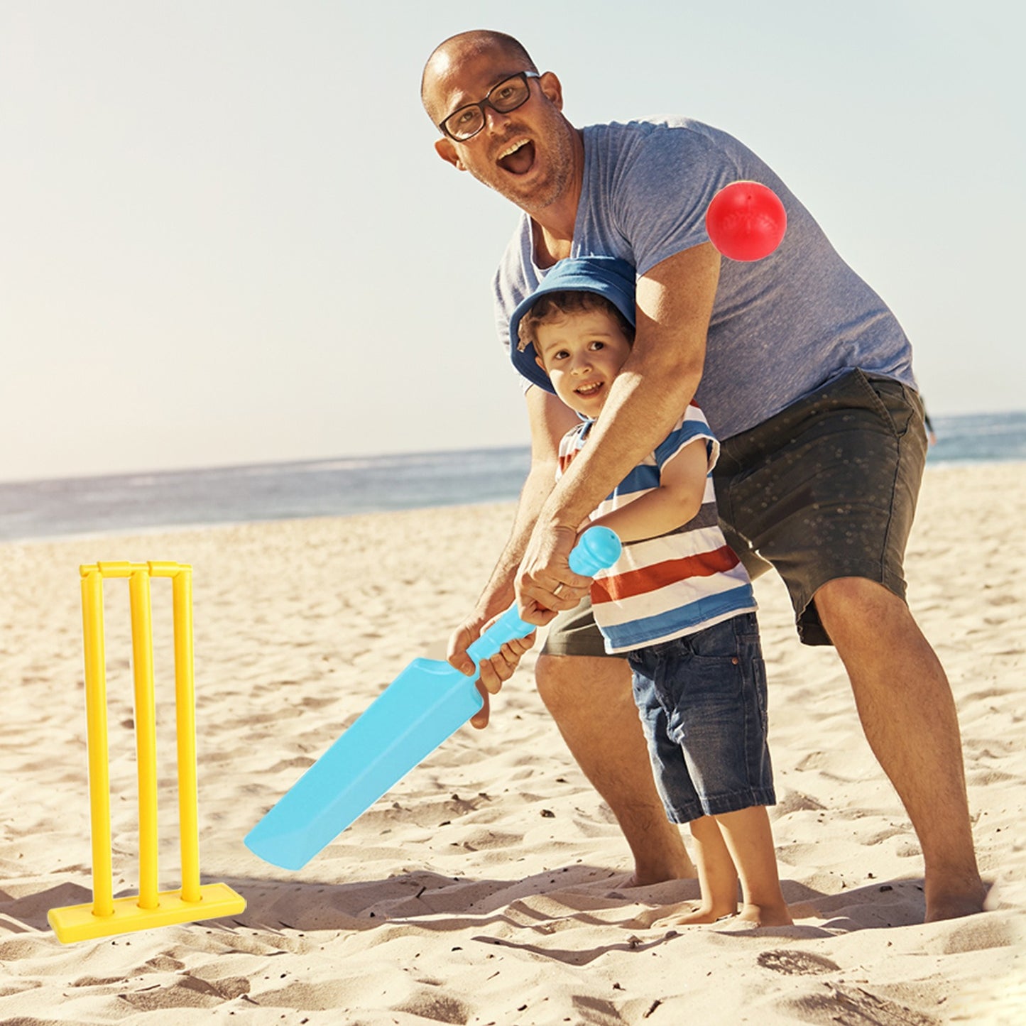 Plastic Kids Indoor Cricket Play Set