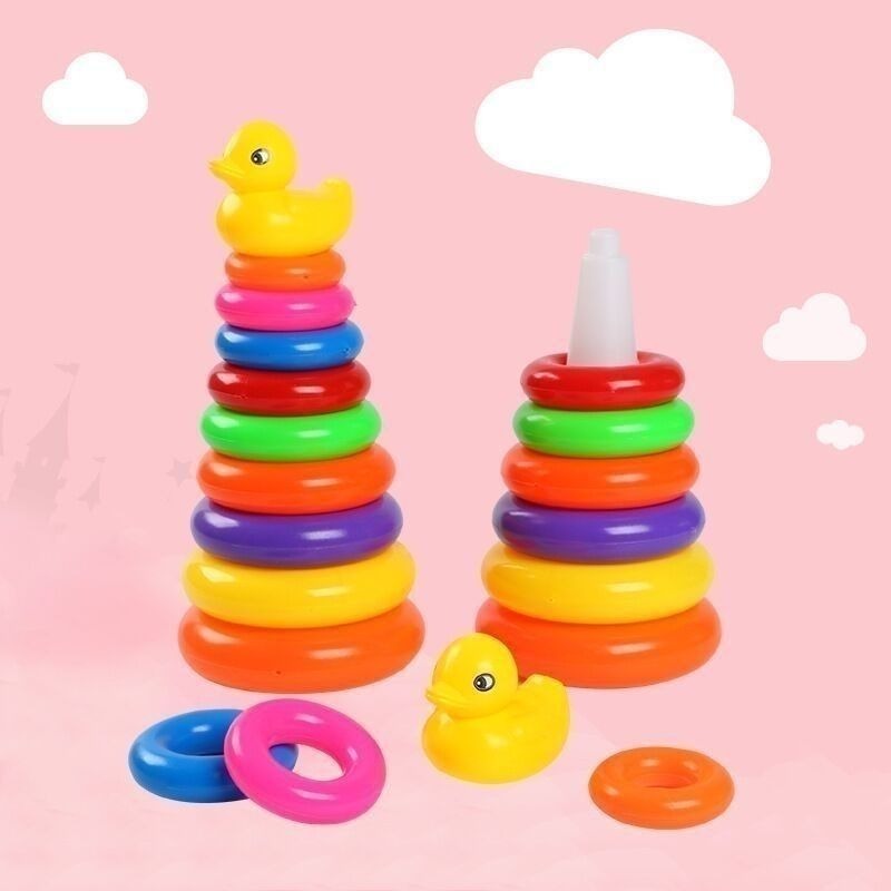 Learning Rainbow Ring Stacking Toy (9Rings)