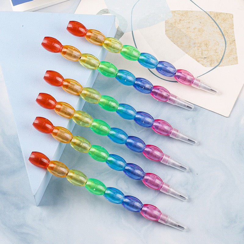 4Pcs Pack Creative Multi-section Pencil