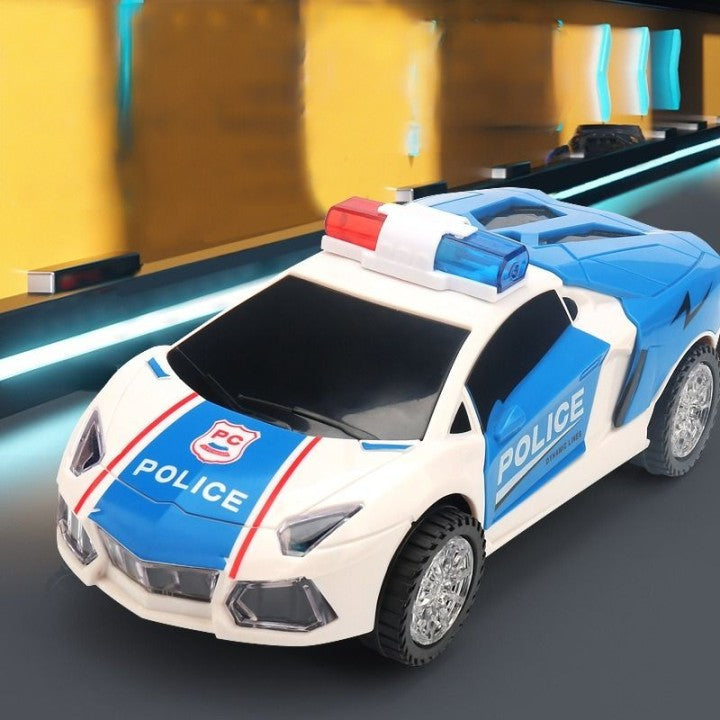 360° Rotate Police Car with Music & Light