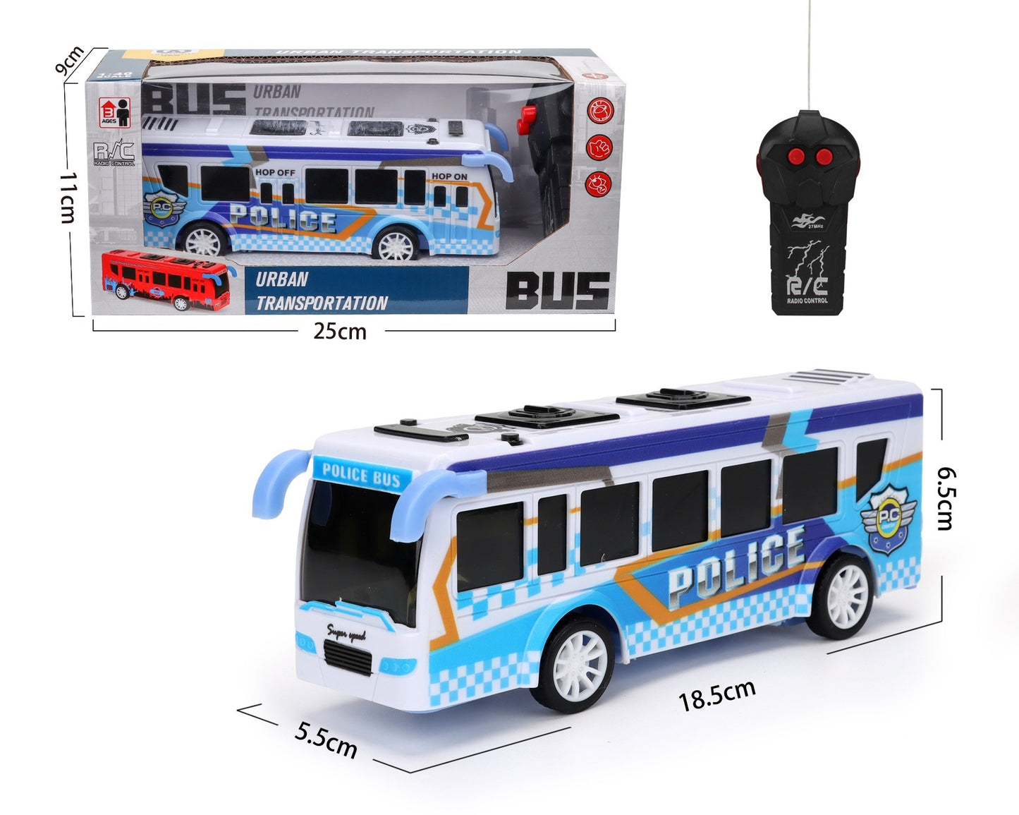 Remote Control Transport Bus Toy