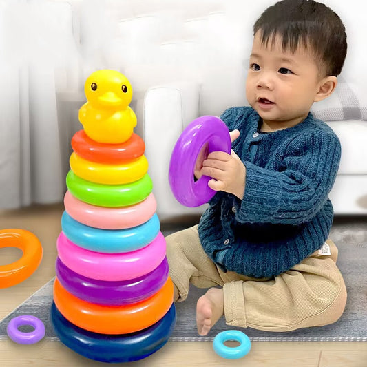 Learning Rainbow Ring Stacking Toy (9Rings)