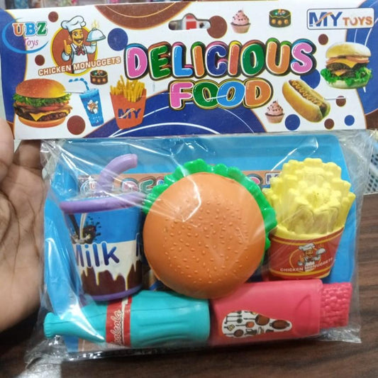 6Pcs Kids Food Toy Set