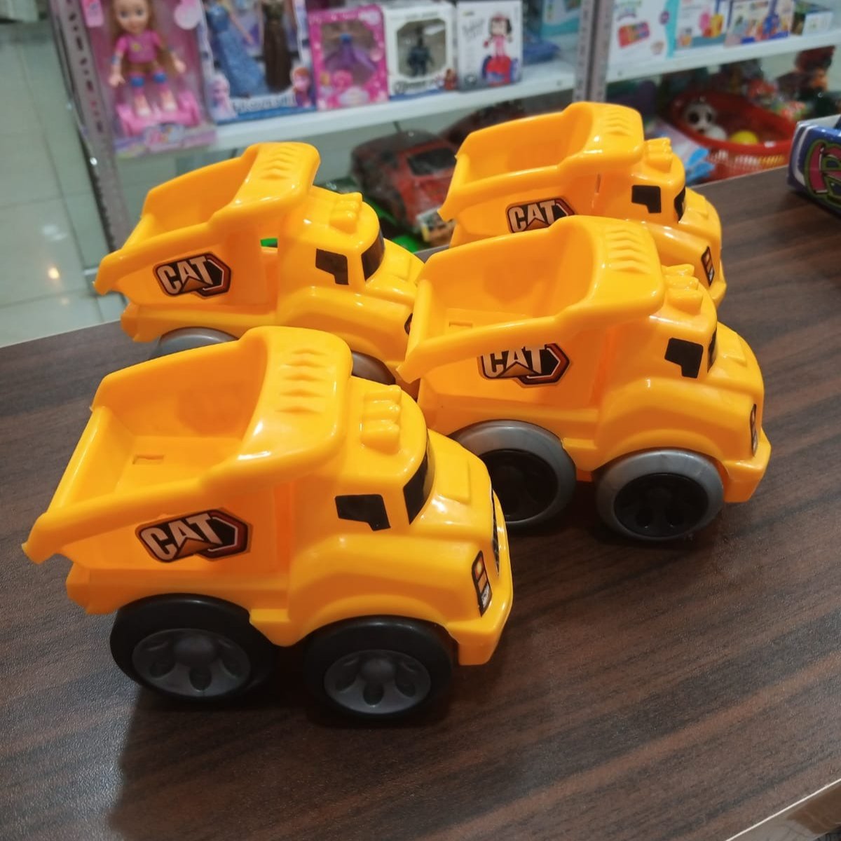 4Pcs Mega Cat Dump Truck