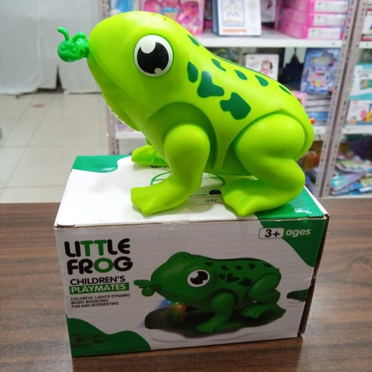 Little Hungry Jumping Frog with Music & Light