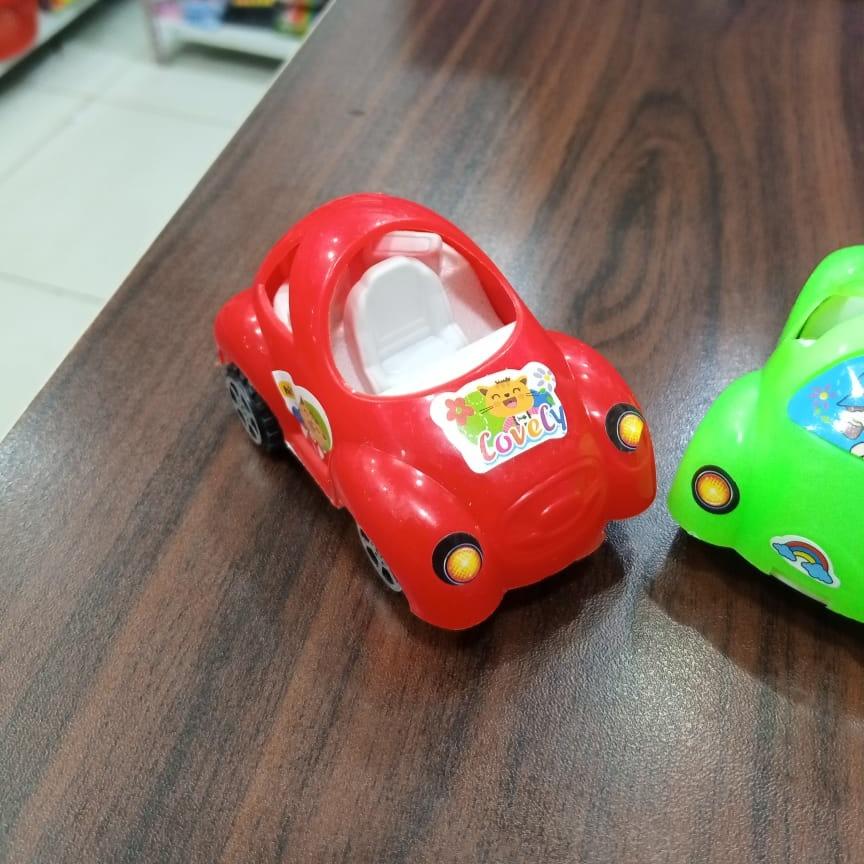 Pack of 4 - Plastic Mini Cars Set