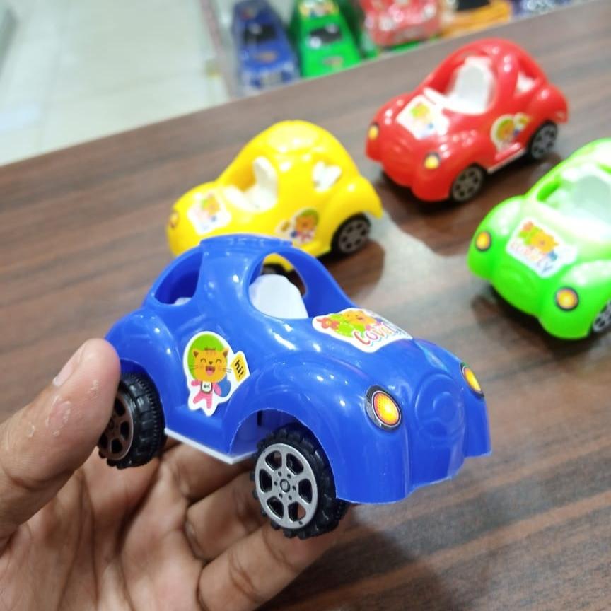 Pack of 4 - Plastic Mini Cars Set