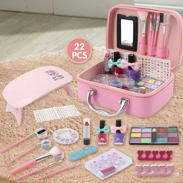 22-Pcs Travel Makeup Kit Bag