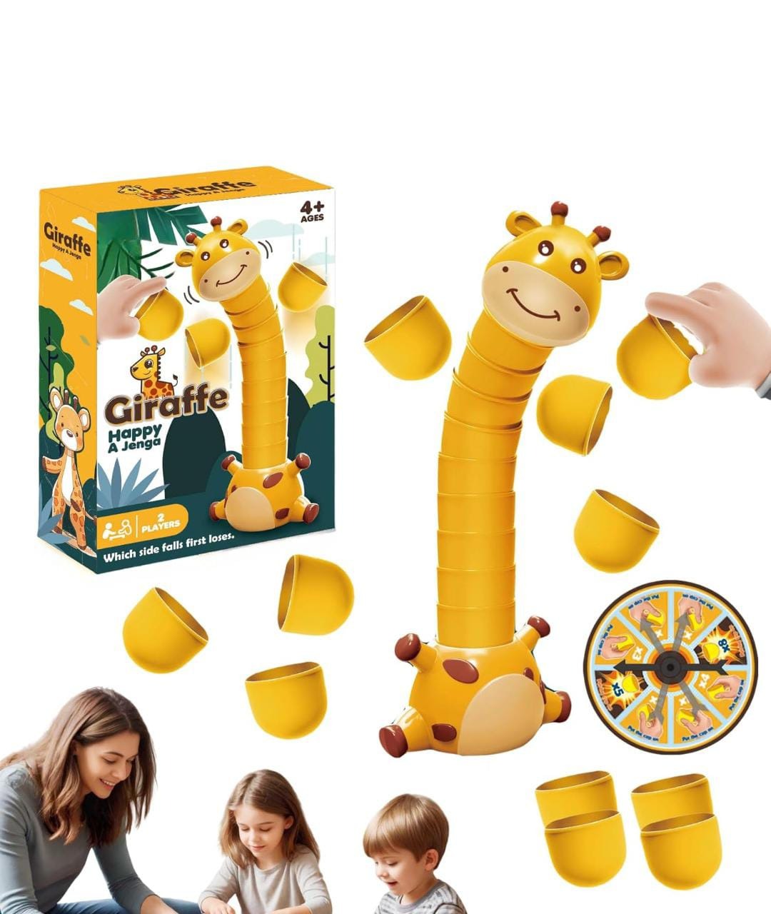 2Player Giraffe Stacking Game