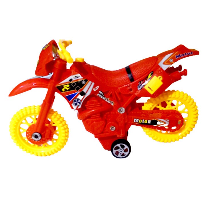 3PCs Mini Plastic Inertia Motorcycle