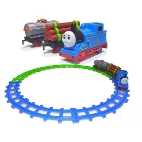 Cartoon Track Train 11Pc Set For Kids