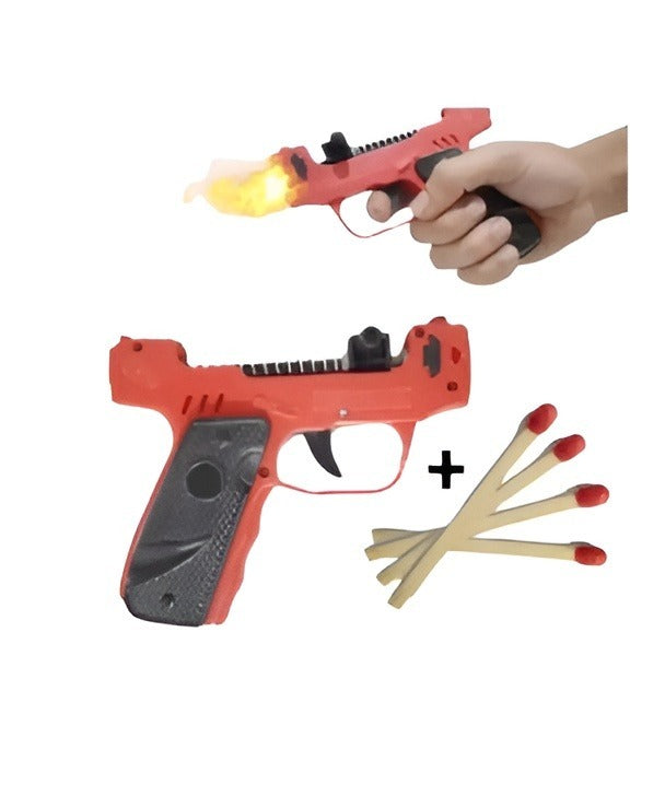 Matchstick Gun Toy For Kids Random Colour