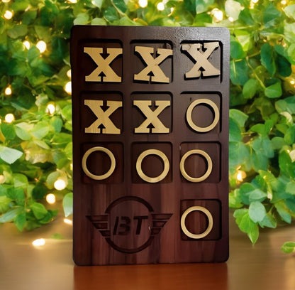 Tic Tac Toe Wooden Mini Board Game