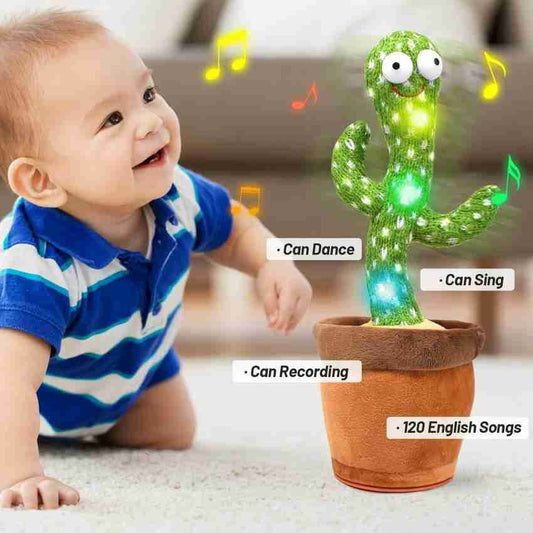 Cute Dancing and Talking Cactus Toy