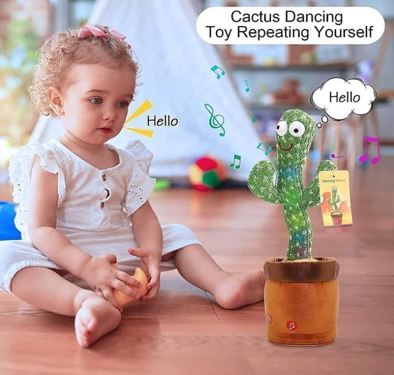 Cute Dancing and Talking Cactus Toy