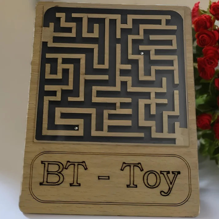 Mini Wooden Maze Game