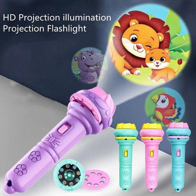 Mini Flashlight Slide Projector Toy