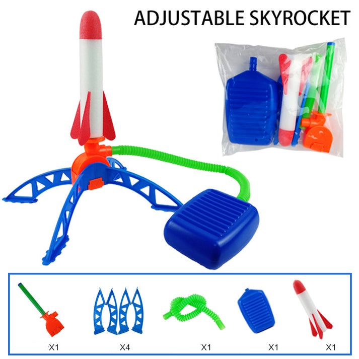 Foot Pump Air Rocket Launcher Toy