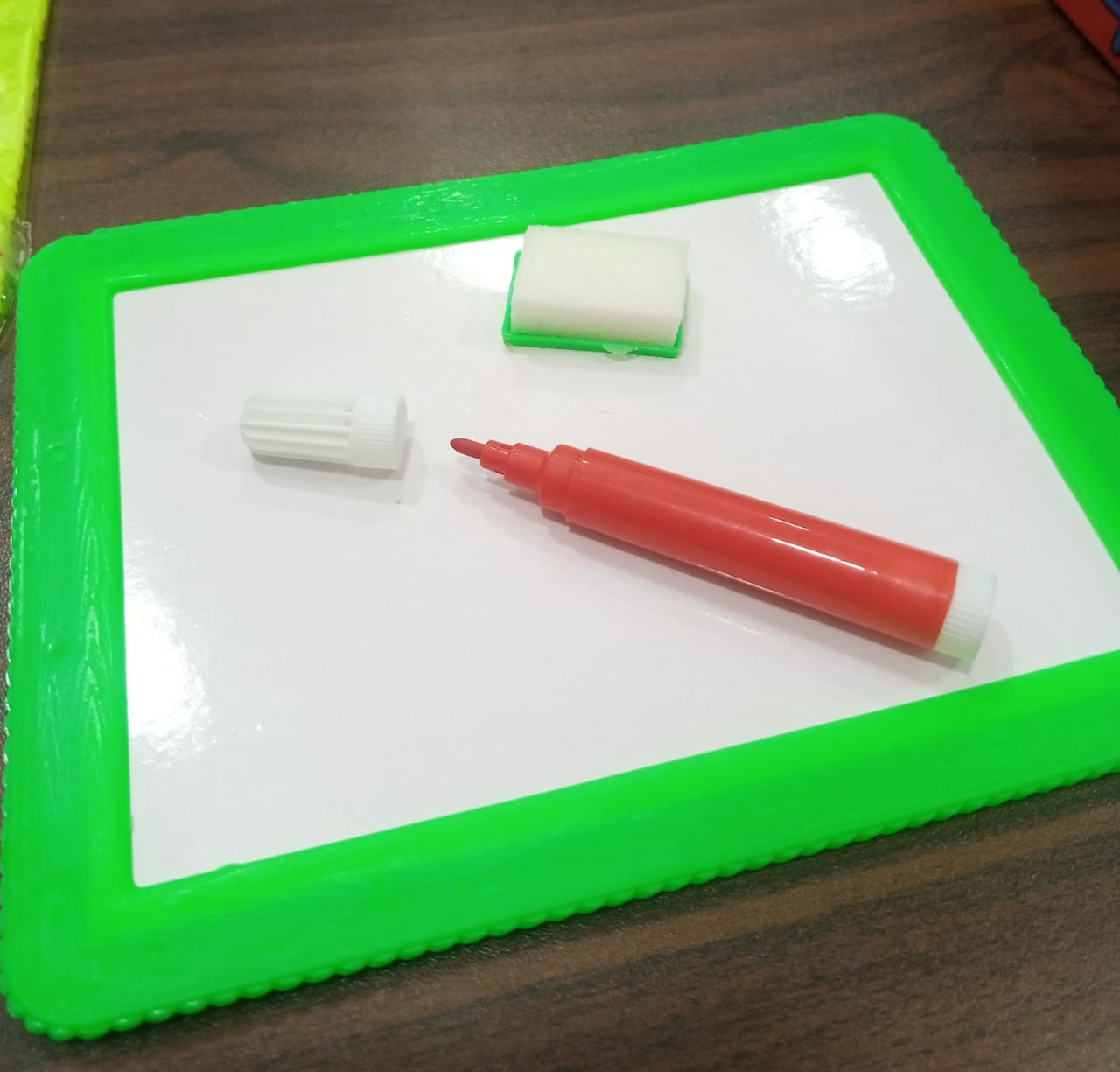 Kids Writing White Board with Marker & Mini Duster