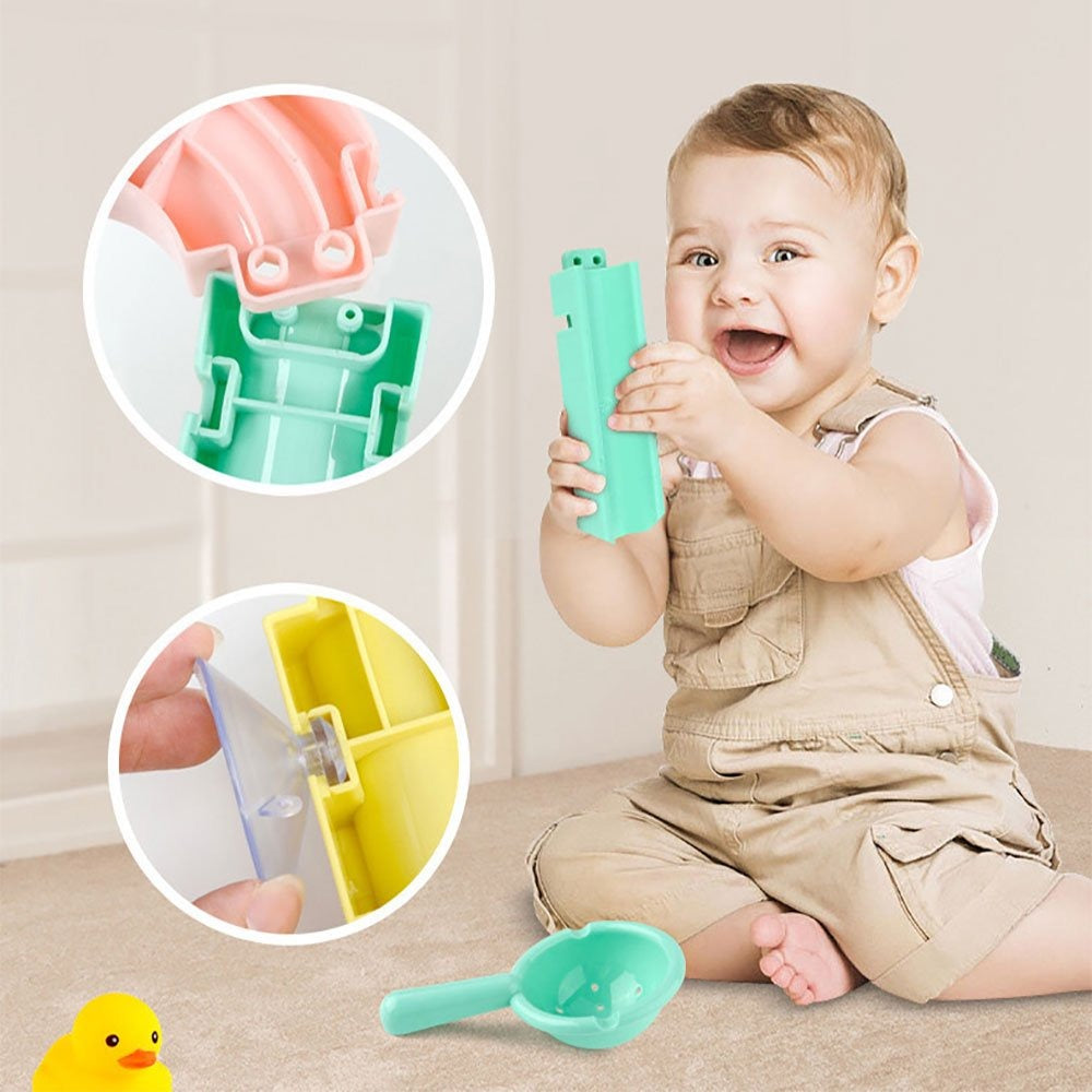 Kids Bath Wall Suction Slide Track