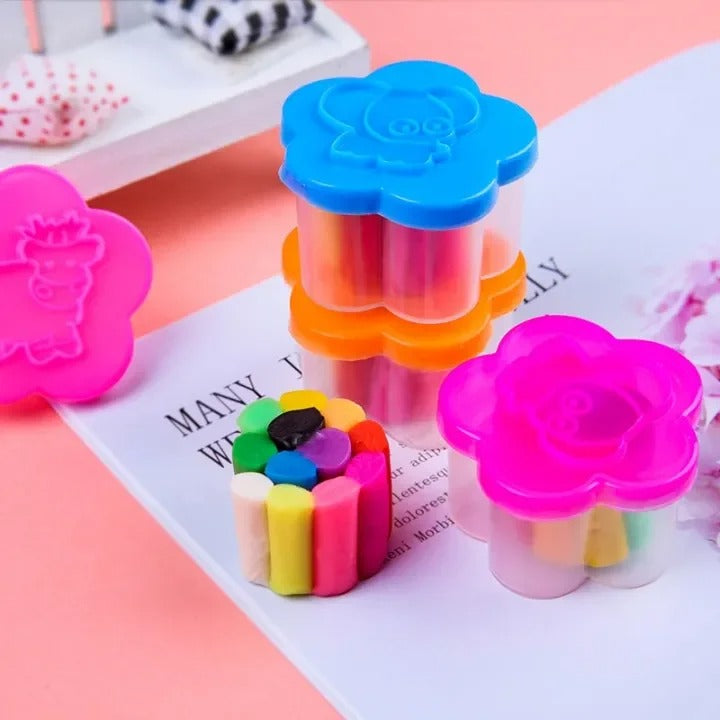 12 Colour Mini Clay Set For Kids