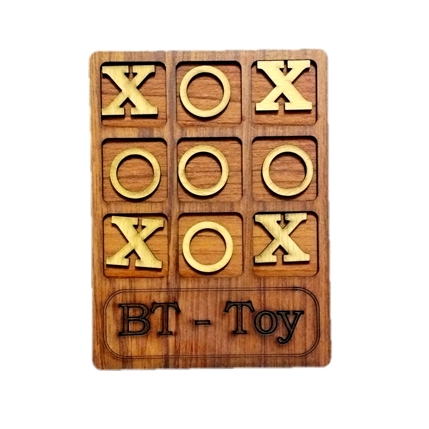Tic Tac Toe Wooden Mini Board Game