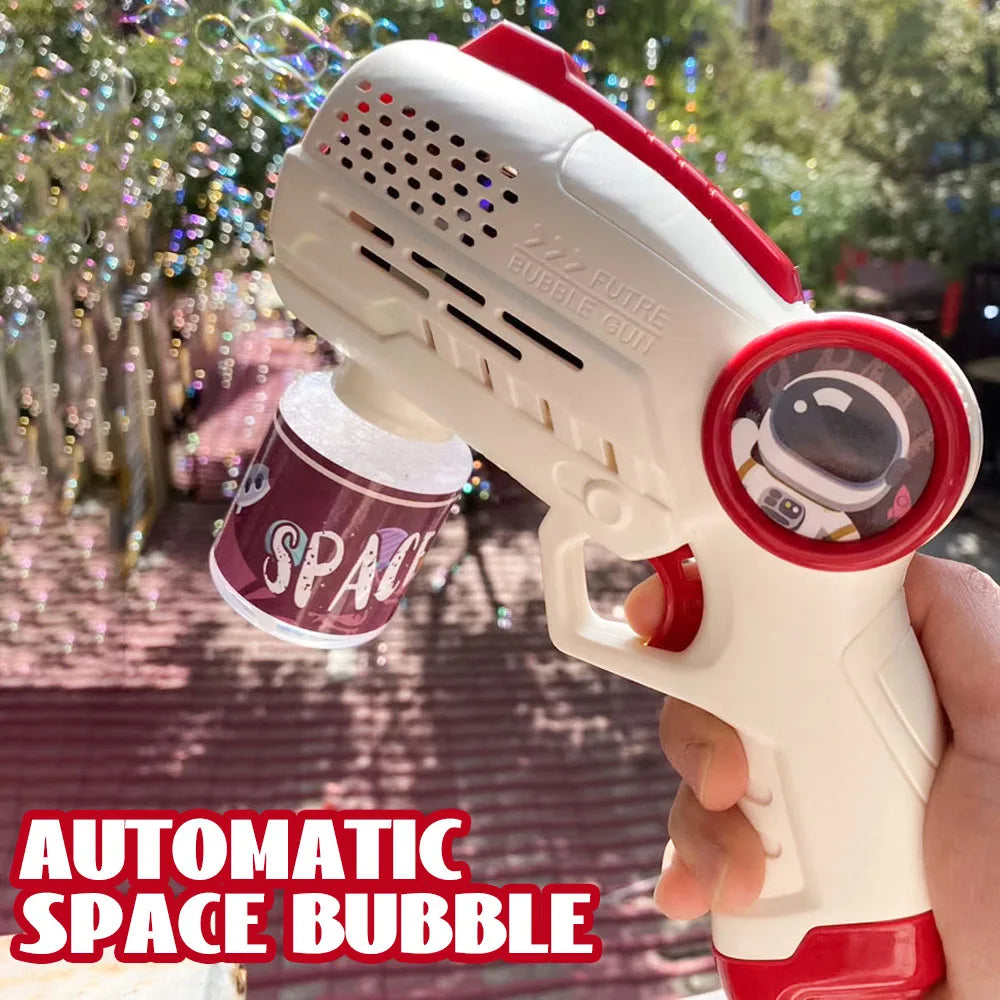 Space Shape Automatic Bubble Gun