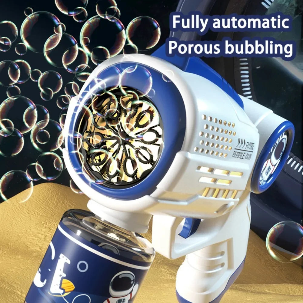 Space Shape Automatic Bubble Gun