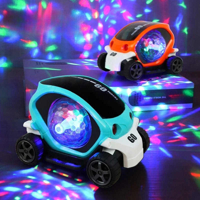 3D Rotating Luminous Light Music Car