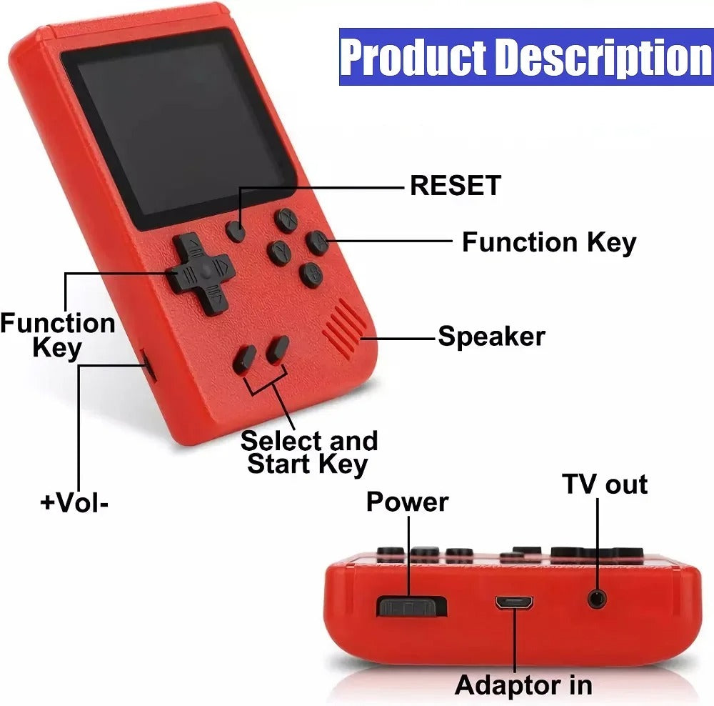 400 In 1 Mini Handheld Retro Video Game