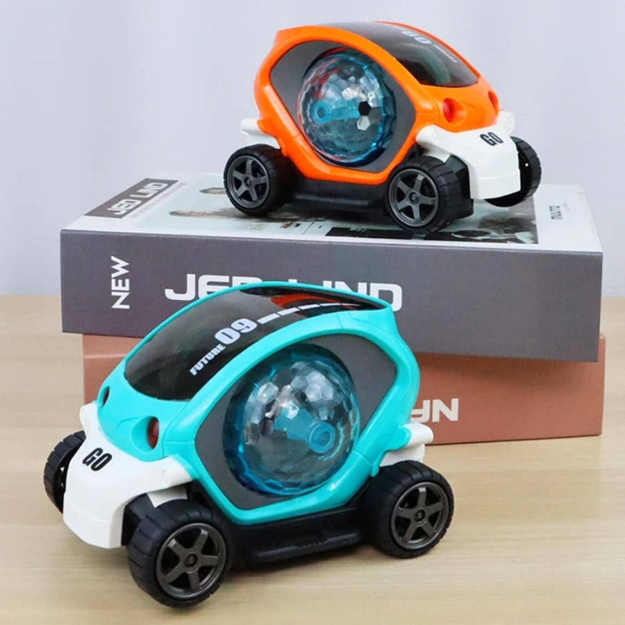 3D Rotating Luminous Light Music Car