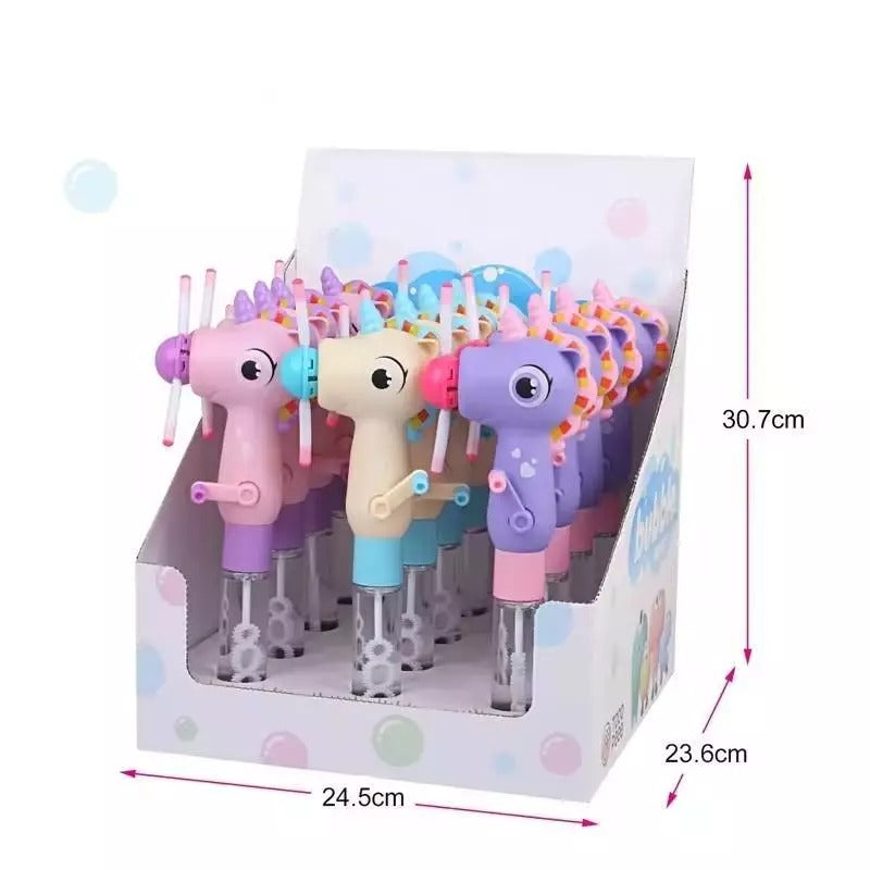 Light Up Fan With Bubble Stick