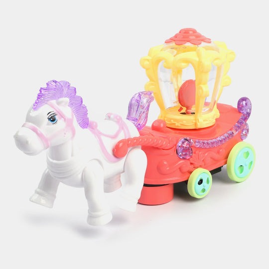 Musical Horse Carriage Toy