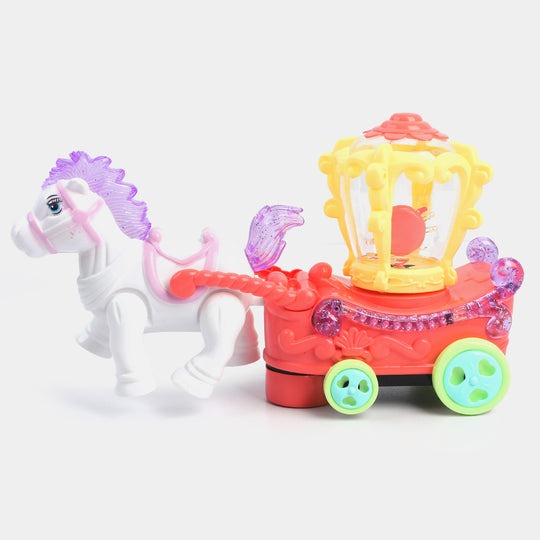 Musical Horse Carriage Toy